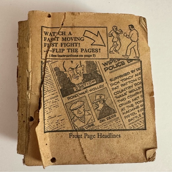 Vtg 7Pc Lot Big Little Book Dick Tracy Tarzan Foreign Legion Mac Of The Marines - Picture 10 of 11